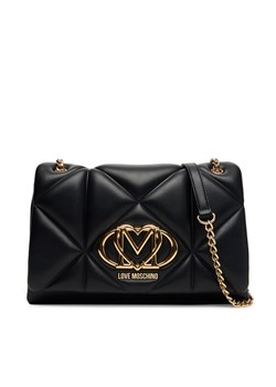 Torebka LOVE MOSCHINO JC4041PP1NLC0000 Czarny ze sklepu eobuwie.pl w kategorii Kopertówki - zdjęcie 184652214