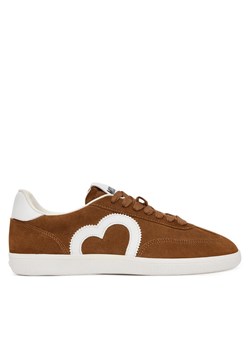 Sneakersy LOVE MOSCHINO JA15112G1NIG021041 Brązowy ze sklepu eobuwie.pl w kategorii Buty sportowe damskie - zdjęcie 184652230