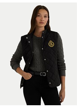LAUREN RALPH LAUREN Bezrękawnik 297951276005 Czarny Straight Fit ze sklepu MODIVO w kategorii Kamizelki damskie - zdjęcie 184653413