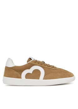 LOVE MOSCHINO Sneakersy JA15112G1NIG010440 Beżowy ze sklepu MODIVO w kategorii Buty sportowe damskie - zdjęcie 184653430