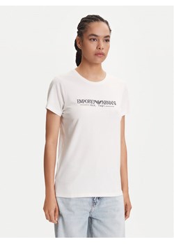 Emporio Armani Underwear T-Shirt EW000408 AF10881 U1131 Biały Regular Fit ze sklepu MODIVO w kategorii Bluzki damskie - zdjęcie 184653443