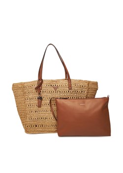 Guess Torebka Irene HWWG86 85240 Brązowy ze sklepu MODIVO w kategorii Torby Shopper bag - zdjęcie 184653461