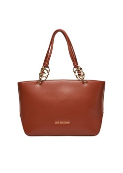 LOVE MOSCHINO Torebka JC4074PP1NLF0312 Brązowy ze sklepu MODIVO w kategorii Torby Shopper bag - zdjęcie 184653464
