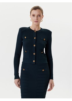 Guess Kardigan W5YR09 Z0130 Zielony Regular Fit ze sklepu MODIVO w kategorii Swetry damskie - zdjęcie 184653482