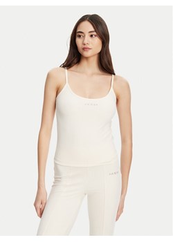 Guess Top V5RP09 KCD02 Écru Regular Fit ze sklepu MODIVO w kategorii Bluzki damskie - zdjęcie 184653550