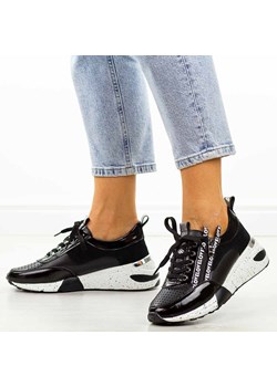 Sneakersy damskie T.Sokolski W21-92 Bk Skóra ze sklepu suzana.pl w kategorii Buty sportowe damskie - zdjęcie 184654854