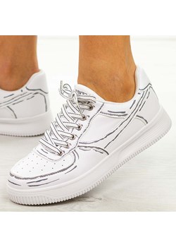 Białe sportowe buty damskie Vinceza 8785 Wt ze sklepu suzana.pl w kategorii Buty sportowe damskie - zdjęcie 184654940
