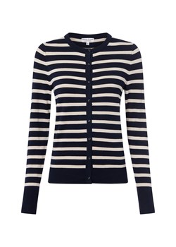 Marie Lund Kardigan damski Kobiety granatowy w paski ze sklepu vangraaf w kategorii Swetry damskie - zdjęcie 184655050