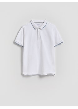 Reserved - Koszulka polo - biały ze sklepu Reserved w kategorii T-shirty chłopięce - zdjęcie 184655473
