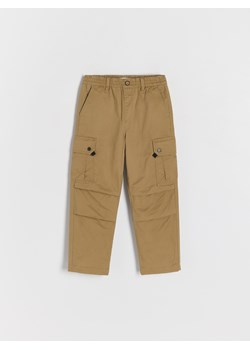 Reserved - Spodnie na polarowej podszewce - beżowy ze sklepu Reserved w kategorii Spodnie chłopięce - zdjęcie 184655493