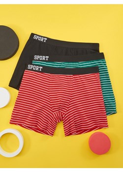 Sinsay - Bokserki Long 3 pack - wielobarwny ze sklepu Sinsay w kategorii Majtki męskie - zdjęcie 184656281