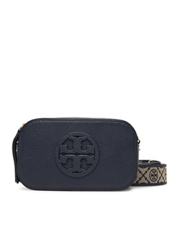 Torebka Tory Burch Mini Miller Crossbody 171955 Granatowy ze sklepu eobuwie.pl w kategorii Listonoszki - zdjęcie 184656513