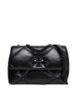Torebka Tory Burch Kira Diamond 170620 Czarny ze sklepu eobuwie.pl w kategorii Listonoszki - zdjęcie 184656521