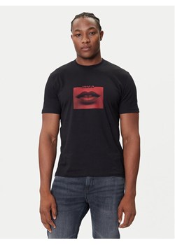 HUGO T-Shirt Deterni 50544496 Czarny Regular Fit ze sklepu MODIVO w kategorii T-shirty męskie - zdjęcie 184657301