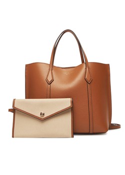 Tory Burch Torebka Perry 177252 Brązowy ze sklepu MODIVO w kategorii Torby Shopper bag - zdjęcie 184657322