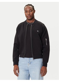 HUGO Bluza Dargenzip 50542590 Czarny Oversize ze sklepu MODIVO w kategorii Bluzy męskie - zdjęcie 184657324