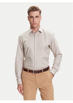 BOSS Koszula H-Joe 50519887 Beżowy Regular Fit ze sklepu MODIVO w kategorii Koszule męskie - zdjęcie 184657360
