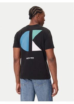 Calvin Klein Jeans T-Shirt Bauhaus Logo LV04RC827G Czarny Regular Fit ze sklepu MODIVO w kategorii T-shirty męskie - zdjęcie 184657390