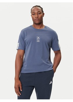 adidas T-Shirt ALL SZN JX5083 Beżowy Loose Fit ze sklepu MODIVO w kategorii T-shirty męskie - zdjęcie 184657391