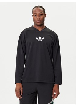 adidas Longsleeve adicolor Mesh JY1307 Czarny Regular Fit ze sklepu MODIVO w kategorii T-shirty męskie - zdjęcie 184657401