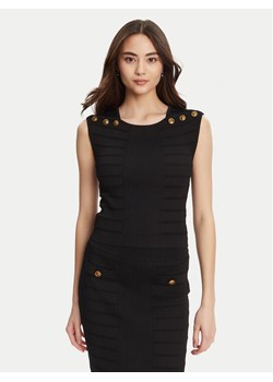 Guess Bluzka W5YR12 Z0130 Czarny Regular Fit ze sklepu MODIVO w kategorii Bluzki damskie - zdjęcie 184657420
