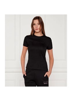 EA7 T-shirt | Slim Fit ze sklepu Gomez Fashion Store w kategorii Bluzki damskie - zdjęcie 184658863