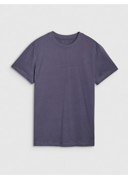 Męski t-shirt  z nadrukiem 4F 4FRSS25TTSHM2733 - granatowy ze sklepu Sportstylestory.com w kategorii T-shirty męskie - zdjęcie 184659654