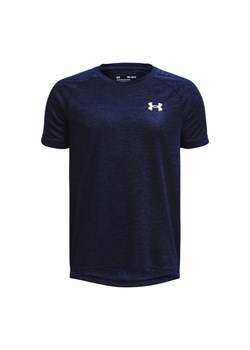 Chłopięca koszulka treningowa Under Armour UA Tech 2.0 SS - granatowa ze sklepu Sportstylestory.com w kategorii T-shirty chłopięce - zdjęcie 184659660