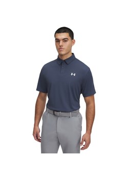 Męska koszulka do golfa Under Armour UA T2G Pique Polo - niebieska ze sklepu Sportstylestory.com w kategorii T-shirty męskie - zdjęcie 184659711