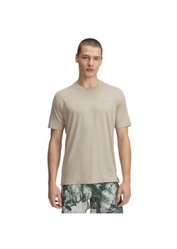Męska koszulka treningowa Under Armour Vanish Energy SS - beżowa ze sklepu Sportstylestory.com w kategorii T-shirty męskie - zdjęcie 184659743