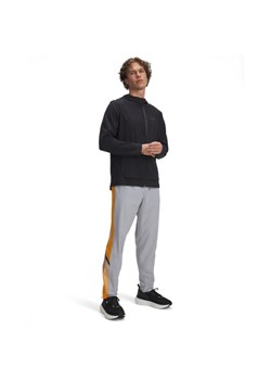 Męskie spodnie do biegania Under Armour  UA Velociti Storm Pant - szare ze sklepu Sportstylestory.com w kategorii Spodnie męskie - zdjęcie 184659792