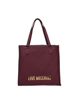 LOVE MOSCHINO Torebka JC4020PP1NKD0552 Bordowy ze sklepu MODIVO w kategorii Torby Shopper bag - zdjęcie 184661102