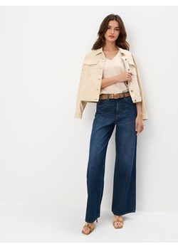 Mohito - Jeansy wide leg - granatowy ze sklepu Mohito w kategorii Jeansy damskie - zdjęcie 184661813