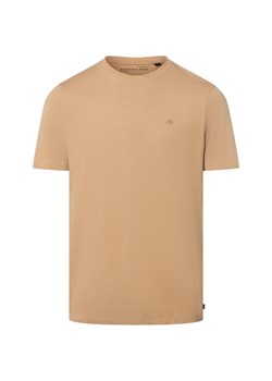 Scotch & Soda Koszulka męska Mężczyźni Bawełna beżowy jednolity ze sklepu vangraaf w kategorii T-shirty męskie - zdjęcie 184661872