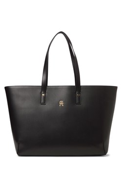 Tommy Hilfiger Damski shopper Kobiety Sztuczna skóra czarny jednolity ze sklepu vangraaf w kategorii Torby Shopper bag - zdjęcie 184661882