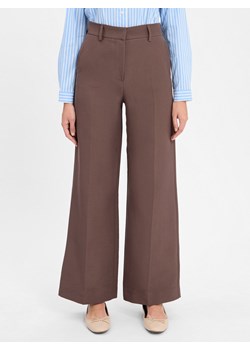 Weekend Max Mara Damskie spodnie materiałowe - Ballo Kobiety Acetat czekoladowy jednolity ze sklepu vangraaf w kategorii Spodnie damskie - zdjęcie 184661893