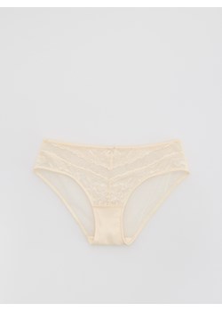 Reserved - Majtki typu bikini - złamana biel ze sklepu Reserved w kategorii Majtki damskie - zdjęcie 184662083