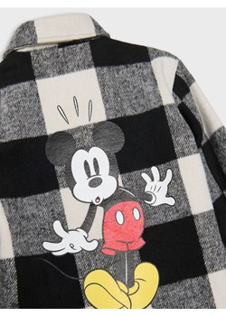 Sinsay - Kurtka koszulowa w kratę Mickey Mouse - szary ze sklepu Sinsay w kategorii Kurtki dziewczęce - zdjęcie 184662831