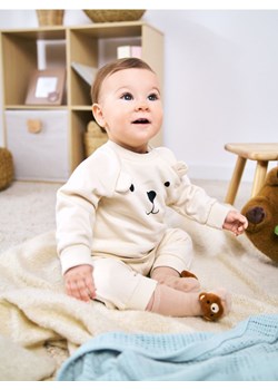 Sinsay - Bluza z elementami 3D - kremowy ze sklepu Sinsay w kategorii Kaftaniki i bluzki - zdjęcie 184662833