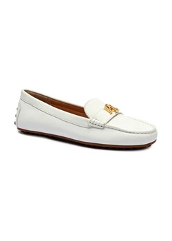 LAUREN RALPH LAUREN Skórzane mokasyny BARNSBURY-FLATS-DRIVER - id: RL251W00002676F - marki Ralph Lauren - 184662993 LAUREN RALPH LAUREN Skórzane mokasyny BARNSBURY-FLATS-DRIVER ze sklepu Gomez Fashion Store w kategorii Mokasyny damskie - zdjęcie 184662993