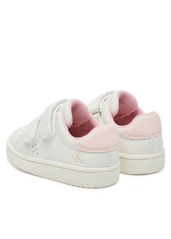 Calvin Klein Sneakersy Low Cut Velcro Sneaker V1A9-83087-1355 M Biały ze sklepu MODIVO w kategorii Buty sportowe dziecięce - zdjęcie 184663313