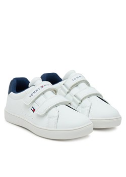 Tommy Hilfiger Sneakersy Low Cut Velcro Sneaker T1X9-34062-1355 S Biały ze sklepu MODIVO w kategorii Buty sportowe dziecięce - zdjęcie 184663321