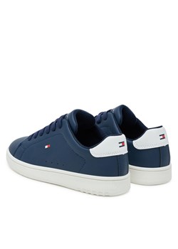 Tommy Hilfiger Sneakersy Low Cut Lace-Up T3X9-34073-1355X S Granatowy ze sklepu MODIVO w kategorii Buty sportowe dziecięce - zdjęcie 184663330