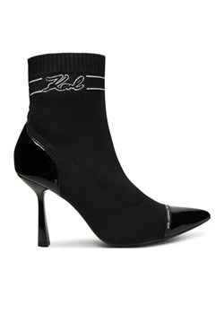 KARL LAGERFELD Botki Pandara KL31357 Czarny ze sklepu MODIVO w kategorii Botki - zdjęcie 184663393