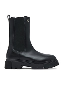 Calvin Klein Kozaki Tronchetto V4A5-83137-1355 D Czarny ze sklepu MODIVO w kategorii Buty zimowe dziecięce - zdjęcie 184663423