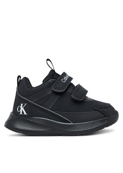 Calvin Klein Sneakersy Low Cut Velcro Sneaker V1B9-83169-1845 M Czarny ze sklepu MODIVO w kategorii Buty sportowe dziecięce - zdjęcie 184663440
