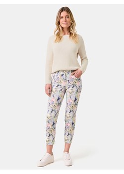 EDITION Dżinsy - Skinny fit - w kolorze kremowym ze wzorem ze sklepu Limango Polska w kategorii Jeansy damskie - zdjęcie 184664623