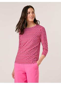 Gerry Weber Koszulka w kolorze biało-jasnoróżowo-czerwonym ze sklepu Limango Polska w kategorii Bluzki damskie - zdjęcie 184664690