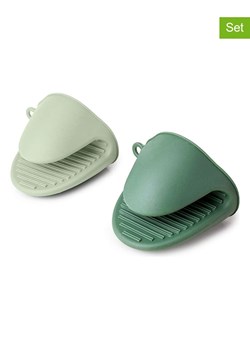 Ibili Nakładki ochronne (2 szt.) w kolorze zielonym na palce - 8,5 x 9 cm ze sklepu Limango Polska w kategorii Akcesoria kuchenne - zdjęcie 184664772