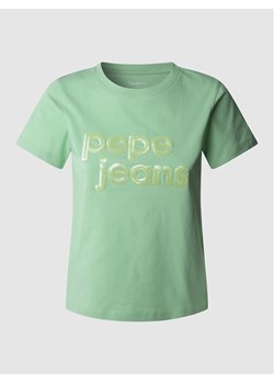 Pepe Jeans Koszulka &quot;Aria&quot; w kolorze zielonym ze sklepu Limango Polska w kategorii Bluzki damskie - zdjęcie 184665233
